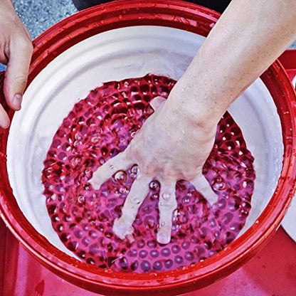 Chemical Guys, Cyclone Dirt Trap Car Wash Bucket Insert, Red, 12 in Filter | Two-bucket car wash method, for cars, trucks and SUVs, 300 funnel cyclonic filter, for 5 gallon buckets