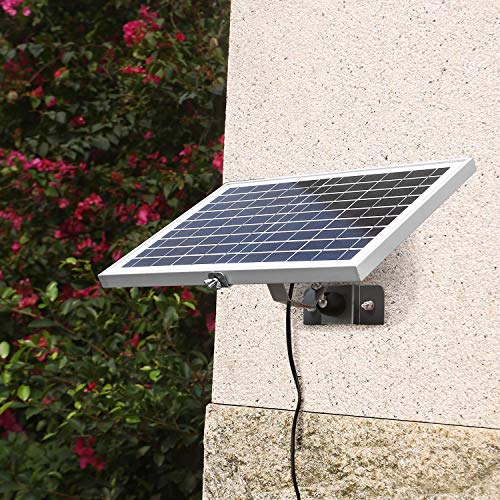 SUNER POWER 10W 12V Solar Battery Charger Maintainer, Built-in Smart MPPT Charge Controller, Adjustable Mount Bracket, Waterproof 10 Watt Solar Panel Kits for Car Automotive Boat Marine RV Trailer - size: BC-10W-P