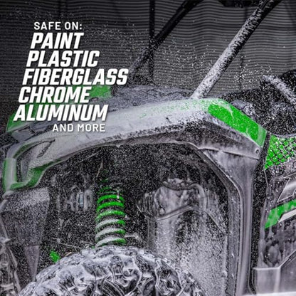 Slick Products Pro Premium Foam Cannon Wash Kit with Hybrid Ceramic Off-Road Wash 64oz, Premium Cannon, Scrub Brush, Swivel Handle and Flex Hose – Car Wash Kit for Trucks, ATVs & UTVs