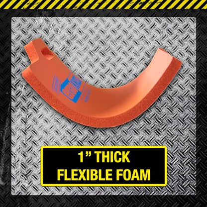High Visibility Foam Kneeling Pad, 14" x 21", Extra Thick | Heavy-duty anti-fatigue foam, High-visibility orange, Safety, Aircraft maintenance, Construction, Garden use