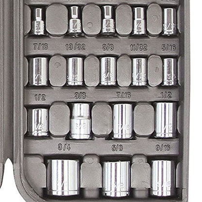 Apollo Tools 79 Piece Multi-Purpose SAE and Metric Tool Set with Sockets for the Garage, Home or on the Road. Includes Essential Tools for Vehicle Maintenance and Repairs - Red- DT9411 - size: 79-Piece