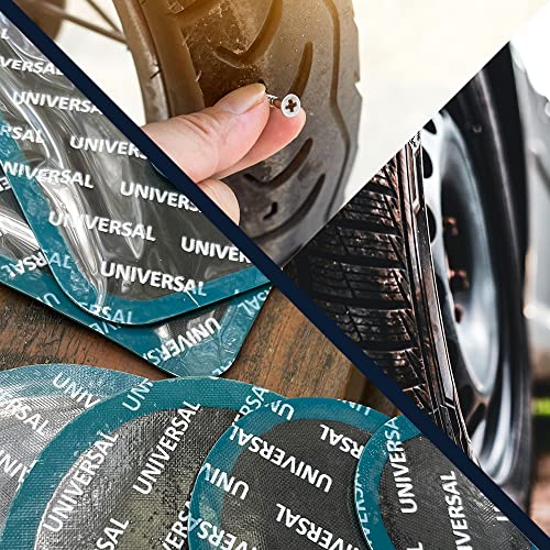 PAX 10 Pcs Heavy Duty Universal Patch, 60 x 110mm Large Rectangle Tire Repair Patches (Glue Not Included) for Car, Truck, Tractor, Radial and Bias Tires - size: 60 x 110mm