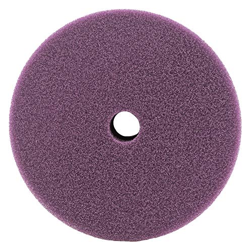 3D Dark Purple Foam Cutting Pad | Fast Compound Cuts for Removing Paint Defects | Professional Grade | Superior Finish for Automotive Painted Surfaces | Car Care Detailing | 5.5” Round - color: Dark Purple