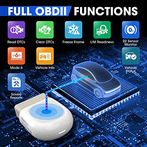 Autel MaxiAP AP200 OBD2 Scanner Bluetooth Wireless OBDII Auto Diagnostic Tool with Full System Diagnostic, 19 Reset Functions, AutoVIN, Check Engine Light Code Reader for iPhone Android