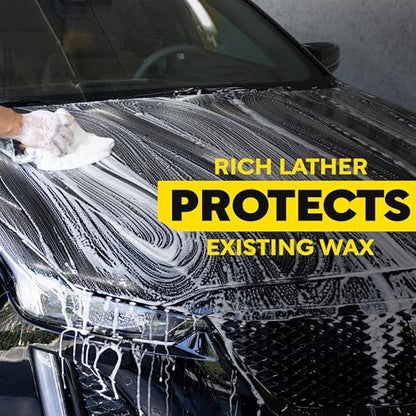 Meguiar's Gold Class Car Wash, Ultra-Rich Foam Car Wash Soap and Conditioner for Vehicle Cleaning, Paint Cleaner to Clean and Condition in One Easy Step, 1 Gallon