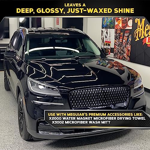 MEGUIAR'S Meguiar's G17748 Ultimate Wash & Wax, 48 oz, Yellow, 48 Ounces - style: Ultimate Wash & Wax