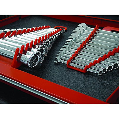 Ernst Manufacturing Gripper Wrench Organizer, 9 Tool, Red - color: Red, size: 9 Tool, style: Standard