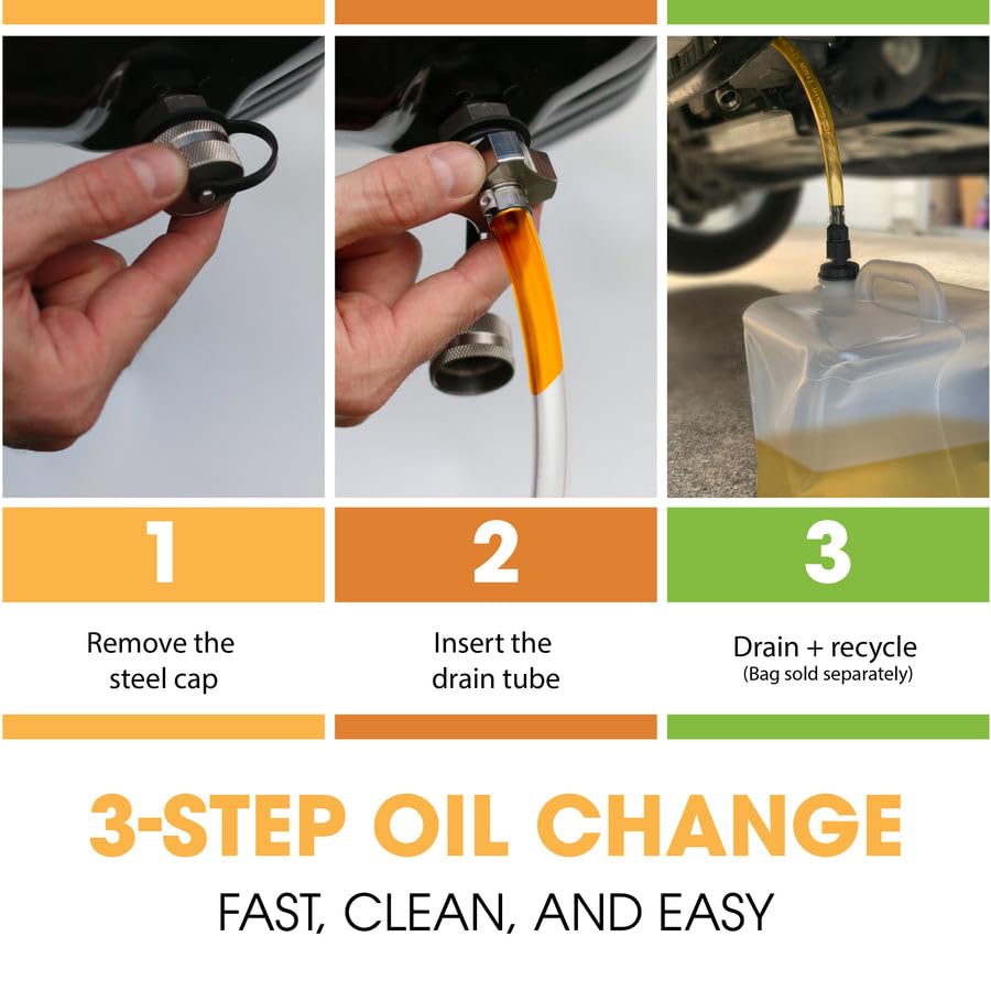 ValvoMax Oil Drain Valve - Quick Twist Oil Drain Plug for Mess-Free DIY Oil Changes - No Tools Required - 3/8-18 NPT Thread Size - Veteran-Owned American Brand - size: 3/8-18