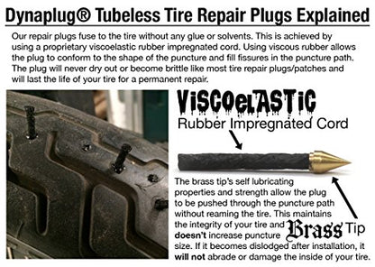 Dynaplug Ultralite Tubeless Tire Repair Tool Kit, Made in USA