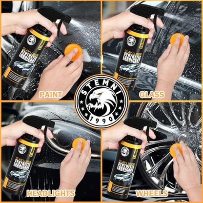 10 Pack Car Clay Bar Kit, Premium Grade Clay Bars Auto Detailing, Clay Luber Synthetic Lubricant, Car Wash Detailing Cleaning Kit for Car, SUV, RV, Truck - color: Orange