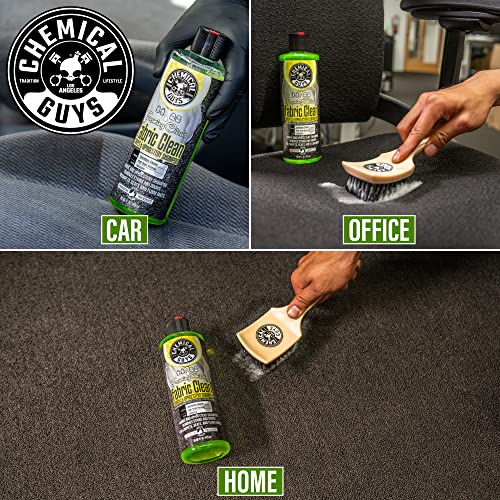 Chemical Guys, Foaming Citrus Fabric & Carpet Cleaner, Seats & Mats, 16 oz | High-foam cleaner lifts coffee, soda and food stains and odors from seats, carpet and floor mats, citrus scent - size: 16 Fl Oz (Pack of 1)