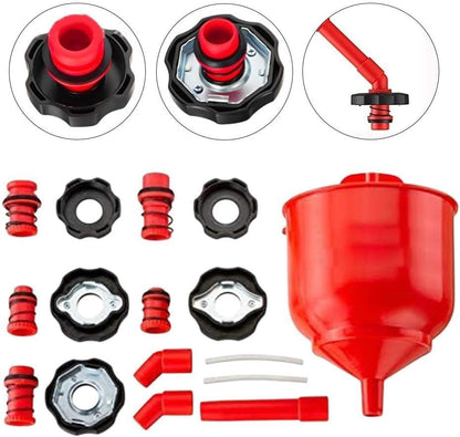 Spill Proof Coolant Filling Kit - Antifreeze Funnel & Refill Tool for Easy Coolant Repair and Maintenance, Essential for Mechanics and DIY Enthusiasts
