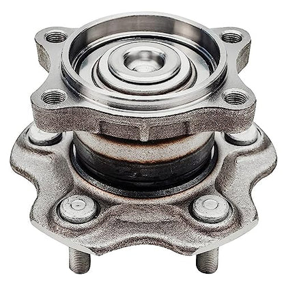 Detroit Axle - 3.5L Steering Knuckles Kit for 02-06 Nissan Altima, 2 Front Steering Knuckles & Wheel Bearing Hubs 2 Rear Wheel Bearing Hubs 2002 2003 2004 2005 2006 [Non-ABS] Replacement - 4pc Set - size: 4UW48729/Kit