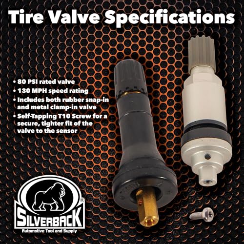 Silverback One-Direct TPMS Programmable Sensor Set of 20 and Ateq SM47 TPMS Tool, Multi-Frequency 314.9MHz, 315MHz & 433MHz OE-Level Universal Sensor Programmable by Any Ateq Manufactured TPMS Tool. - size: 20 Pack with Tool