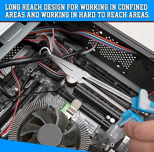 SPEEDWOX Long Reach Hose Grip Pliers - 11 Inch Spark Plug Removal Pliers, Hose Clamp Tool - style: 279mm