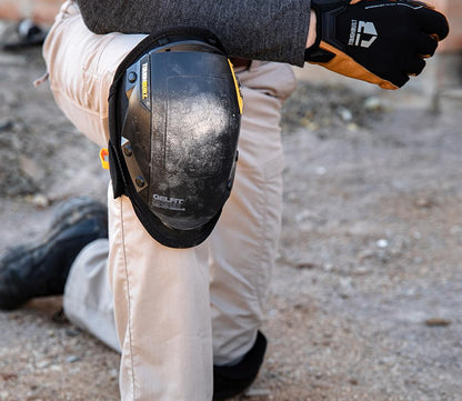 ToughBuilt - GelFit Rocker Knee Pads, Rocker Shell, TBL-KP-G201-R | Rocker Shell Design, Gel Cushioning, EVA Foam, Adjustable Straps, Smooth Jobsite Mobility - size: GelFit Rocker