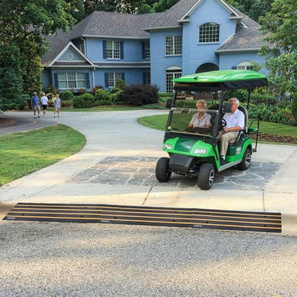 Yescom Driveway Curb Ramp Low Profile Car Ramp 2.6" Rise Garage Sidewalk | 2 Pack