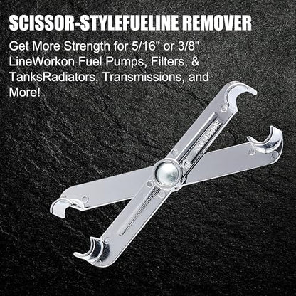 SGT 27pc Master Quick Disconnect Tool Kit, Fuel Line Disconnect Tool Set with Fuel and AC Disconnect Pliers,Fuel Line Removal Tool Set for AC Fuel Line System