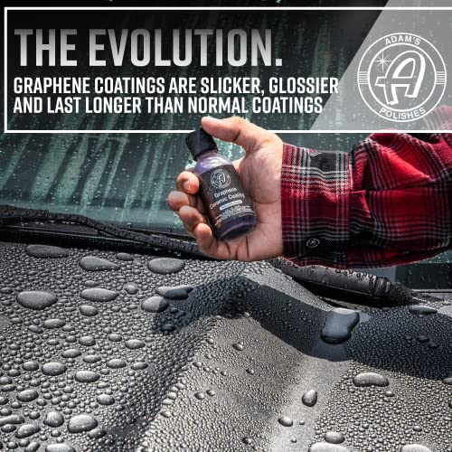 Adam's Polishes UV Graphene Ceramic Coating - 10H Ceramic Coating for Cars W/UV Glow Technology | 7+ Years of Protection | Apply After Car Wash Clay Bar Car Buffer Polisher | Boat RV Motorcycle - size: 60ml