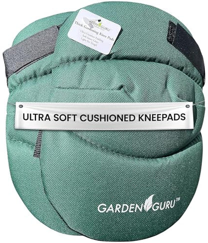 GARDEN GURU Cushioned Gardening Knee Pads with Adjustable Straps - Soft Inner Liner, Ultra Comfort Padding, Garden Kneelers for Yard Work, Household Chores, Roofing, and More - 1 Case (48 Pairs) - size: 48 Pack, style: Ultra Soft Cushion