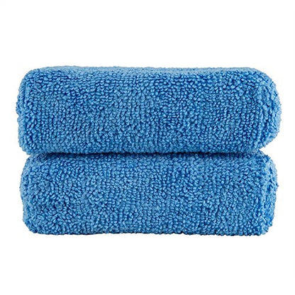 Chemical Guys, Premium Microfiber Applicator Pads, Soft Foam Core, 2 Pack | Ultra-soft foam-core pads apply sealants, dressings and interior products evenly, reusable and machine washable