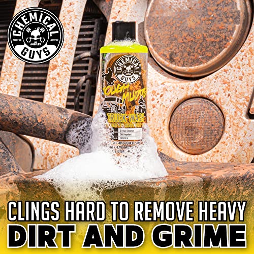Chemical Guys CWS20216 Tough Mudder Foaming Truck, Off Road, ATV and RV Heavy Duty Wash Soap, (Works with Foam Cannons, Foam Guns or Bucket Washes), 16 fl oz, Lemon Scent - size: 16 Fl Oz (Pack of 1)