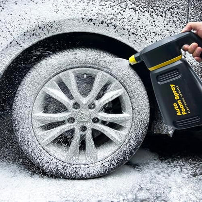Electric Foam Sprayer for Car Washing, Upgraded Durable 2L Battery Powered Foam Cannon with USB-C Charging, Portable Cordless Pressure Sprayer for Auto Detailing, Home & Garden Cleaning