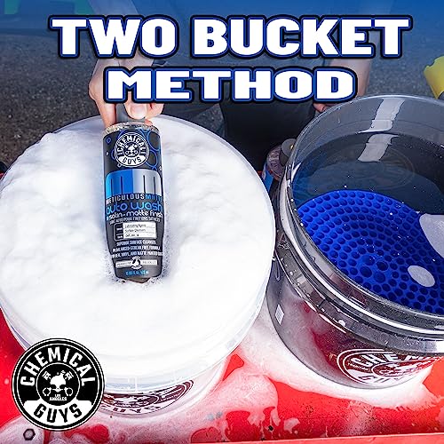 Chemical Guys Car Wash Soap – Meticulous Matte – High Foaming Car Foam Soap for Foam Cannons, Guns and Buckets – Safe for Satin and Matte Paint Finishes, Scratch Free Cleaning, 16 oz Bubble Gum Scent | High-foam soap cleans satin and matte finishes withou