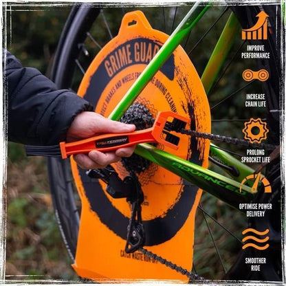 Tru-Tension | Tire Monkey | Tire Lever | Only One Tool Needed to Change Any Tire | Bicycle Tools & Accessories - style: Clean & Lube Bundle