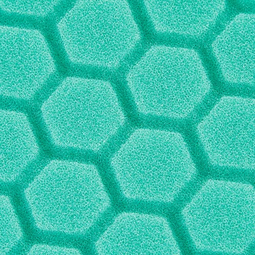 Chemical Guys, Hex-Logic Heavy Polishing Pad, Green, 6.5 in for 6 in Plates | Firm green polishing foam pad applies heavy polishes and light compounds, cutting swirls on dual-action polishers - size: 6.5 Inch Pad (1 Pack), style: Heavy Cutting