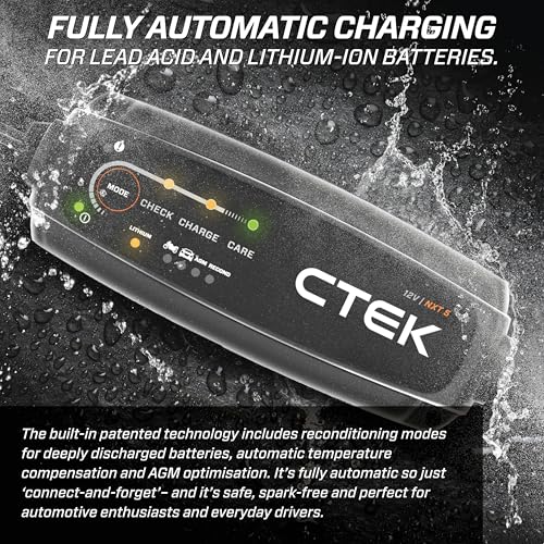 CTEK 40-658 NXT 5 Fully Automatic 4.3 amp Battery Charger and Maintainer 12V