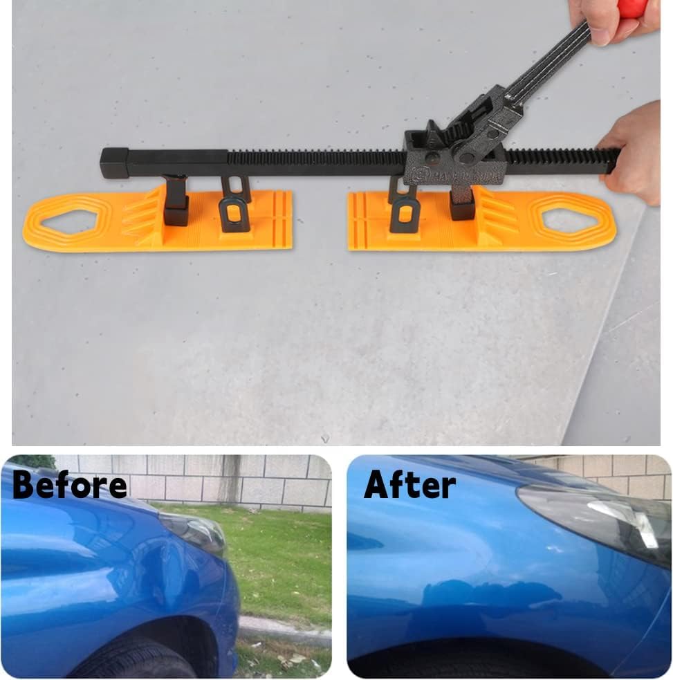 CXGS Car Dent Puller Kit Paintless Dent Repair Pull Tabs & Sheet Expander Heavy Duty Auto Body Repair Dent Removal Tools Powerful Dent Remover Tool Lifter - color: Upgrade Tab & Expander