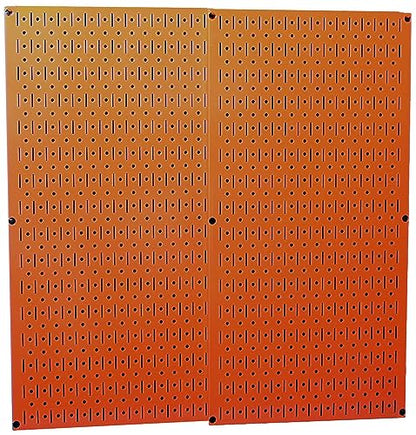 Wall Control 30-P-3232OR Orange Metal Pegboard Pack - color: Orange