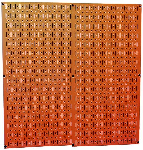 Wall Control 30-P-3232OR Orange Metal Pegboard Pack - color: Orange