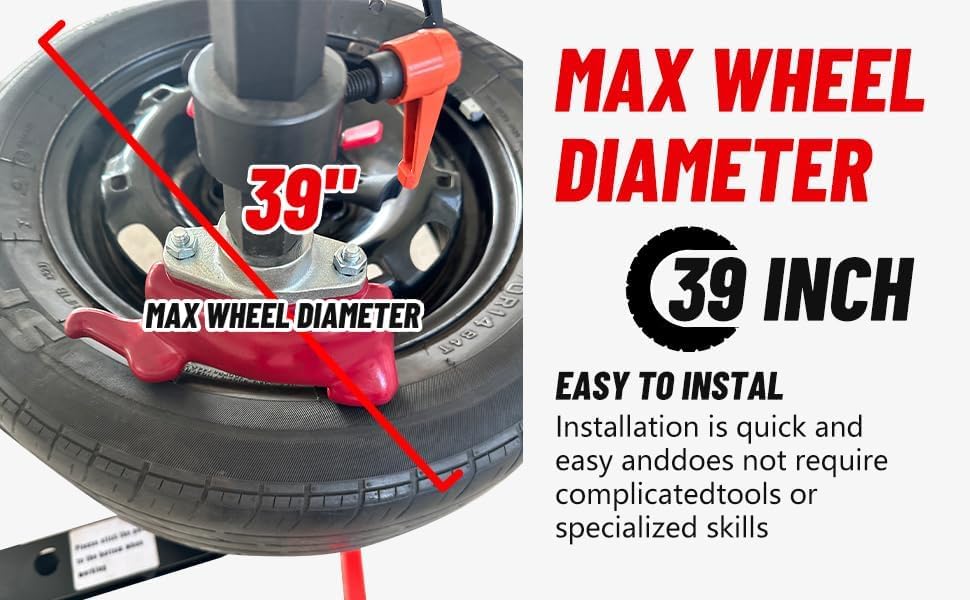 Tire Changer Machine Tire Machine Portable Hand Bead Breaker Wheel Mounting Tool Easy to Operate KT-1030