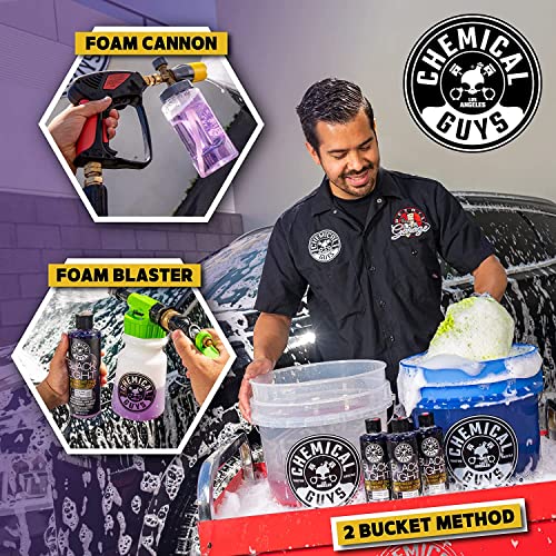 Chemical Guys Black Light Hybrid Radiant Finish Car Wash Soap and Superior Surface Cleanser 2 Pack (2 X 16 Fl. Oz.) - Gloss Enhancing pH Balanced Formula for Maximum Shine