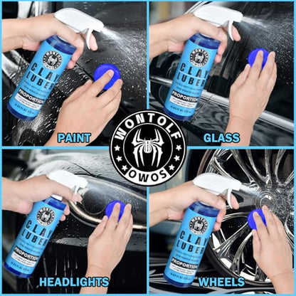 Wontolf 10 Pack Clay Bars Auto Detailing Premium Grade Magic Clay Bar Kit Car Detailing Kit with Washing and Adsorption Capacity for Car Detailing Car Wash Clean - color: Blue