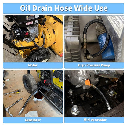 18-Inch Engine Oil Drain Hose M12x1.5mm,Replaces HON1012 HON1412,Compatible with Hon-da GC160 GX160 GX200 GX240 GX270 GX340 GX360 GX390,lawn mowers,generators,water pumps - size: ODH-18L-M12x1.5