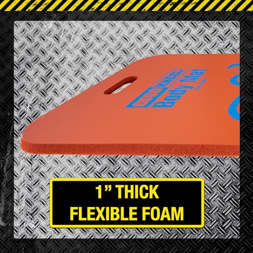 Body Work Mat, 41" x 17", 1" Thick Closed-Cell Foam | Heavy-duty body pad, Closed-cell foam, Aircraft maintenance, Industrial work, Garage use, Anti-fatigue - size: Body