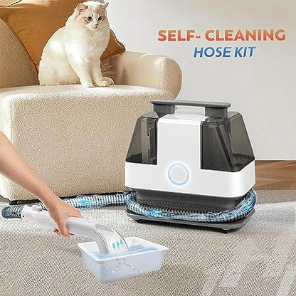 Upholstery Cleaner Machine, Portable Carpet Deep Cleaner Machine, Handheld Rug Spot Cleaner, Small Wet Extractor Vacuum, Hand Held Sofa Shampooer, Pet Stain Cleaning Machine