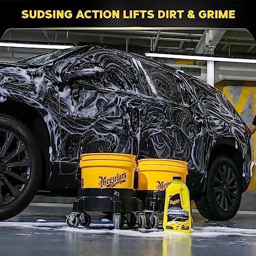MEGUIAR'S Meguiar's G17748 Ultimate Wash & Wax, 48 oz, Yellow, 48 Ounces - style: Ultimate Wash & Wax