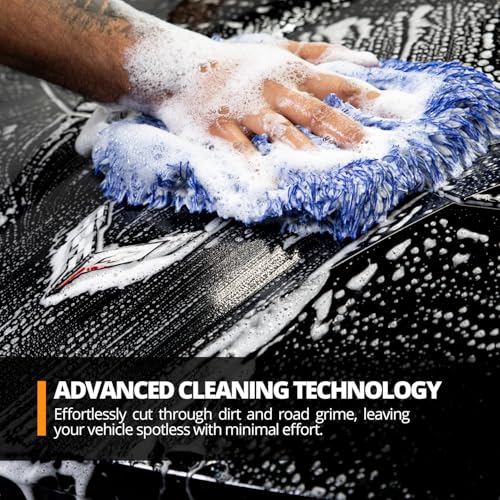 CERAKOTE High Foam Vehicle Shampoo (16 oz) – pH Neutral Premium Car Wash Soap for FoamCannon, SnowFoam, Pressure Washer & Hand Wash – Ceramic Coating Prep & Maintenance – Citrus Scent – Maximum Suds - size: 16 Fl Oz (Pack of 1)