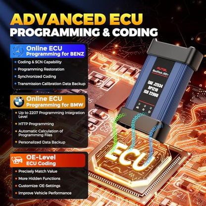 Autel Scanner MaxiIM IM608 PRO II, 2026 IM608 PRO 2 Diagnostic Scan Tool with $1314 Full KIT, 40 Services, ECU as Elite II Pro, 3K+ Bidirectional Tool, OE Full System, DOIP CANFD, OS10, 4G&128G, 16MP