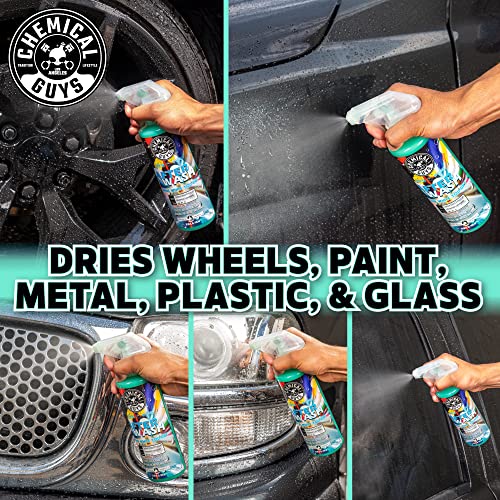Chemical Guys HOL_128 Car Cleaning Kit, with Car Wash Soap, Car Wash Bucket and 16oz Car Care Cleaning (8 items) (Pack of 2) - style: 2 PACK KIT