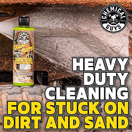 Chemical Guys, Tough Mudder Heavy Duty Foaming Soap, Lemon Scent, 1 Gallon | Heavy-duty foaming soap blasts mud and grime off trucks, ATVs and off-road rigs in cannons, guns or buckets - size: 128 Fl Oz (Pack of 1)
