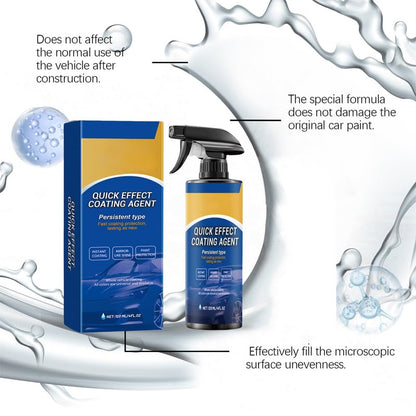 Quick Effect Coating Agent for Car, 2026 New Car Coating Spray, All-in-One Waterless Wash & Scratch Repair, Persistent Type Fast Coatin Protection (2PCS)