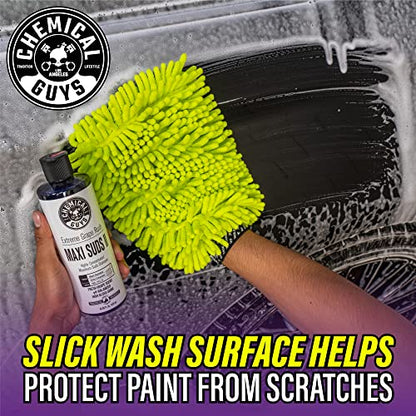Chemical Guys, Maxi Suds II Foaming Car Wash Soap, Grape Scent, 1 Gallon | High-foam, pH-balanced suds for cannons, guns or buckets, gentle on wax and coatings - size: 128 Fl Oz (Pack of 1)