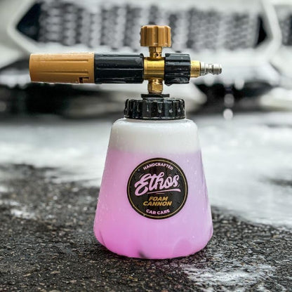 Ethos Foam Cannon Pro V2 for Pressure Washer – Adjustable Car Foam Sprayer with with 1/4” Quick Connector – Heavy Duty Foam Cannon for Gas and Electric Pressure Washers
