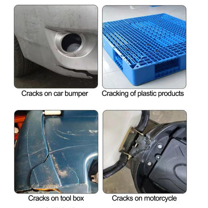 ABS PP PU PE PA PC TPO, Plastic, Welding Rods, 7 Types, Car Bumper Kayak Repair Kit