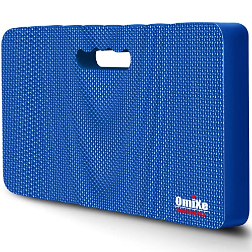 Comfy Extra Large Thick Waterproof Gardening Kneeling Pad Foam Kneeler Mat Garden Knee Pad Cushion for Gardening Planting Yard Work Prayer Yoga Mechanic Workout Baby Bath - color: Blue, size: 1 Pack